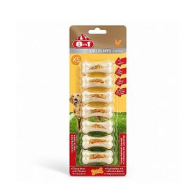 8in1 Delights Bones 7'li 140 gr Tavuk Etli Köpek Kemiği