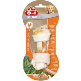 8in1 Delights Bones Düğümlü S 35 gr Tavuklu Köpek Kemiği