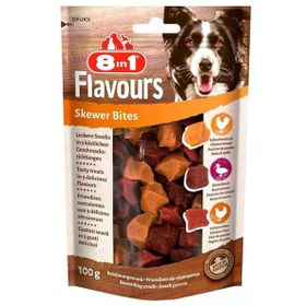 8in1 Delights Flavours Skewer Bites 100 gr Köpek Ödülü