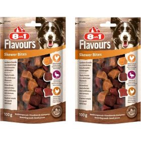 8in1 Delights Flavours Skewer Bites 100 gr Köpek Ödülü