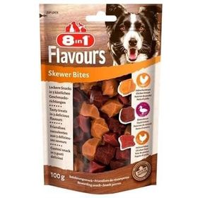 8in1 Delights Flavours Skewer Bites 100 gr Köpek Ödülü