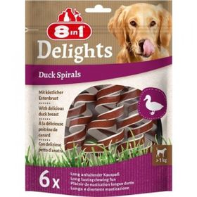 8in1 Delights Ördekli 6x60 gr Köpek Ödül Maması