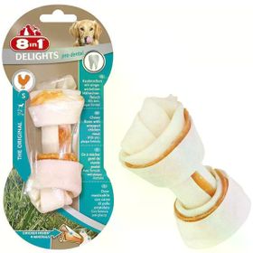 8in1 Delights Pro S Dental Düğümlü Tavuk Etli 35 gr Köpek Kemiği