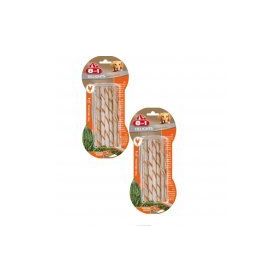 8in1 Delights Twisted Sticks Tavuk Etli Burgu 2x55 gr Köpek Ödülü
