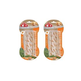8in1 Delights Twisted Sticks Tavuk Etli Burgu 2x55 gr Köpek Ödülü
