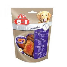 8in1 FilLet's Pro Active Tavuk Etli 80 gr Köpek Ödülü