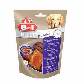 8in1 FilLet's Pro Active Tavuk Etli 80 gr Köpek Ödülü