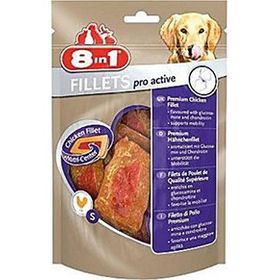 8in1 FilLet's Pro Active Tavuk Etli 80 gr Köpek Ödülü