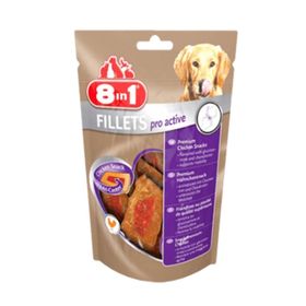 8in1 FilLet's Pro Active Tavuk Etli 80 gr Köpek Ödülü