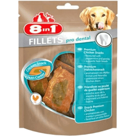 8in1 Fillets Tavuklu 80 gr Köpek Ödülü