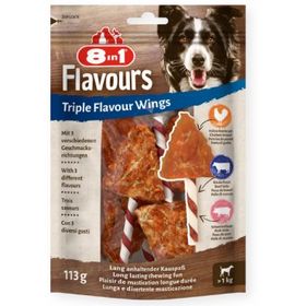 8in1 Flavours Skewer Bites 3x100 gr Köpek Ödülü