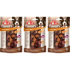 8in1 Flavours Skewer Bites 3x100 gr Köpek Ödülü