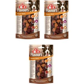 8in1 Flavours Skewer Bites 3x100 gr Köpek Ödülü