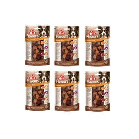 8in1 Flavours Skewer Bites 6x100 gr Köpek Ödül