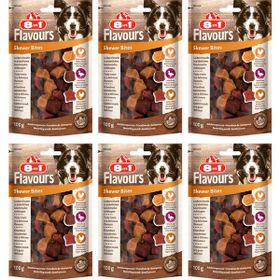 8in1 Flavours Skewer Bites 6x100 gr Köpek Ödül