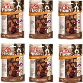 8in1 Flavours Skewer Bites 6x100 gr Köpek Ödül