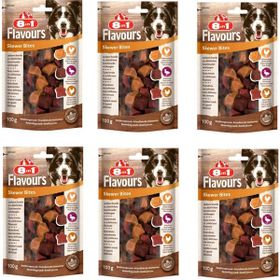 8in1 Flavours Skewer Bites 6x100 gr Köpek Ödül