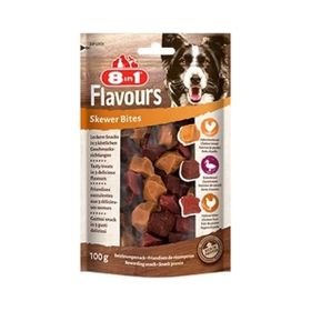 8in1 Flavours Skewer Bites Kuşbaşı Dilimli 100 GR Çiğneme Köpek Ödül Maması