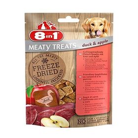 8in1 Freeze Dried 50 gr Tahılsız Ördek Ve Elmalı Kurutulmuş Köpek Ödülü