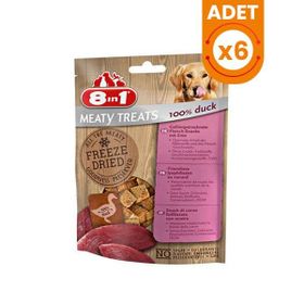 8in1 Freeze Dried Tahılsız Kurutulmuş Ördekli 6x50 gr Köpek Ödül Maması