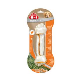 8in1 Large Delights Dental Bones Düğümlü Tavuklu 100 gr Pres Kemik
