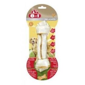 8in1 Large Delights Dental Bones Düğümlü Tavuklu 100 gr Pres Kemik