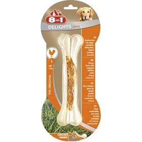 8in1 Large Delights Strong Doğal 20 cm Press Kemik