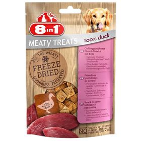 8in1 Meaty Treats 50 gr Ördekli Kurutulmuş Tahılsız Köpek Ödül Maması