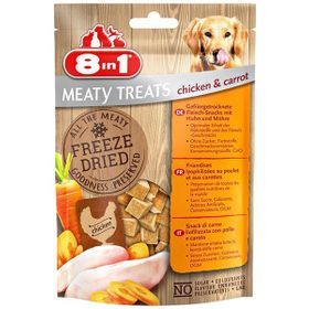 8in1 Meaty Treats 661442 Tavuk Etli ve Havuç Kurutulmuş Tahılsız 50 gr Köpek Ödülü