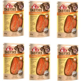 8in1 Tasties Chicken Breasts Tavuk Göğüslü 6x85 gr Köpek Ödülü