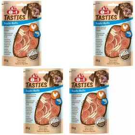 8in1 Tasties Sushi Rolls Tavuklu Balıklı 4x85 gr Köpek Ödülü