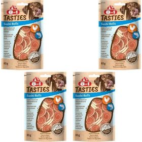 8in1 Tasties Sushi Rolls Tavuklu Balıklı 4x85 gr Köpek Ödülü
