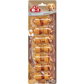 8in1 Xs Boy 7'li 84 gr Delights Bones Barbecue Tavuklu Ağiz Bakim Kemiği