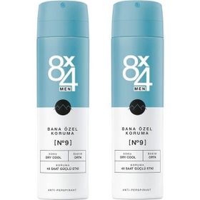 8x4 Dry Cool 150 ml Erkek Sprey Deodorant