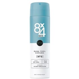 8x4 Dry Cool 150 ml Erkek Sprey Deodorant