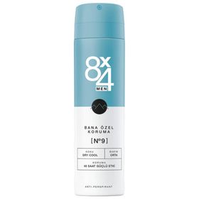 8x4 Dry Cool 150 ml Erkek Sprey Deodorant