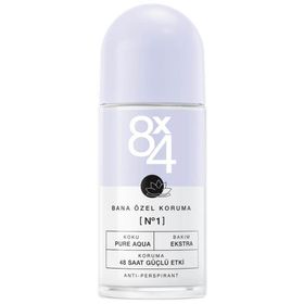 8x4 No.1 Pure Aqua 50 ml Kadın Roll-On Deodorant
