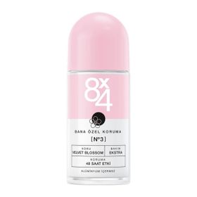 8x4 No.3 Velvet Blossom 50 ml Kadın Roll-On Deodorant