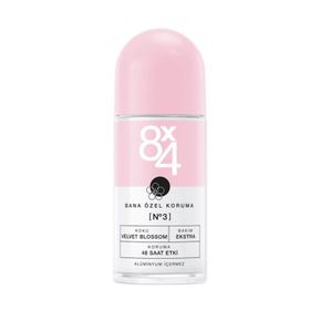 8x4 No.3 Velvet Blossom 50 ml Kadın Roll-On Deodorant