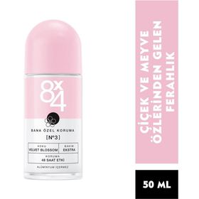 8x4 No.3 Velvet Blossom 50 ml Kadın Roll-On Deodorant
