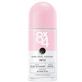 8x4 No.3 Velvet Blossom 50 ml Kadın Roll-On Deodorant