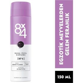 8x4 No.4 Vibrant Flower 150 ml Kadın Sprey Deodorant