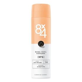 8x4 No.6 Juicy Splash 2x150 ml Kadın Sprey Deodorant