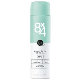 8x4 No.7 Fresh Lime 150 ml Kadın Sprey Deodorant