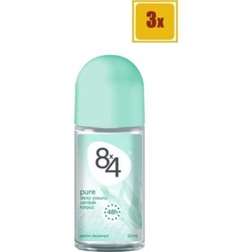 8x4 Pure 50 ml 3'lü Kadın Roll-On
