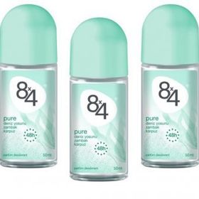 8x4 Pure 50 ml 3'lü Kadın Roll-On