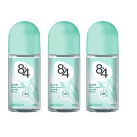 8x4 Pure 50 ml 3'lü Kadın Roll-On