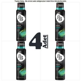 8x4 Sport 150 ML Erkek Deodorant