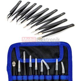 9 Adet ESD Telefon Tablet PC PS Saat Tamir Cımbızları