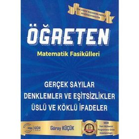 9 Öğreten Fasikülleri Gerçek Sayılar Denklemler Ve Eşitsizlikler Üslü ve Köklü İfadeler - Gür Yayınları